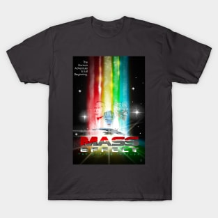 MASS EFFECT The Motion Picture Poster (Bob Peak Style) T-Shirt